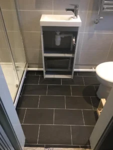 Bathroom Renovation including plumbing of hand basin