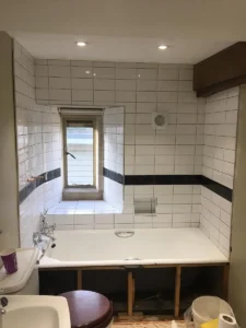 Bathroom tiling