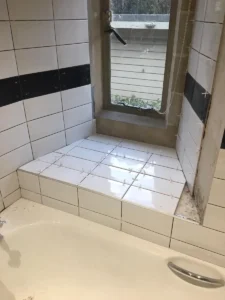 Bathroom tiling