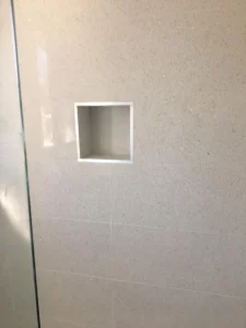 Recessed feature