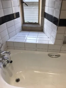 Tiling of a bathroom